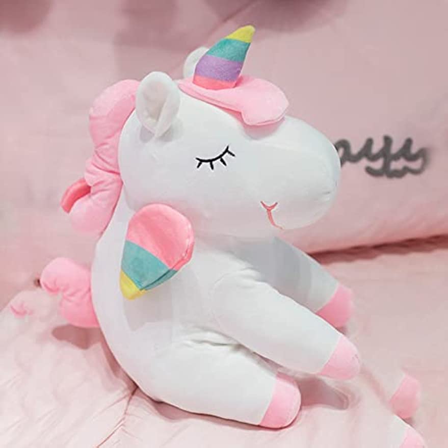 SNOWOLF Stuffed Animal Unicorn  Plush Toys Unicorn White