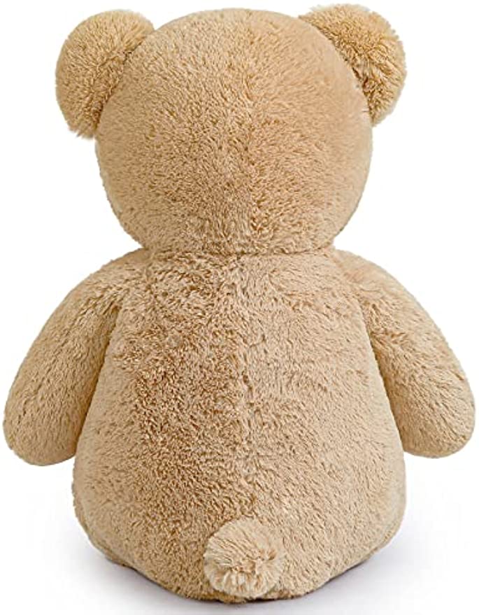 SNOWOLF   Teddy Bear with Ribbon Tie  Light Brown