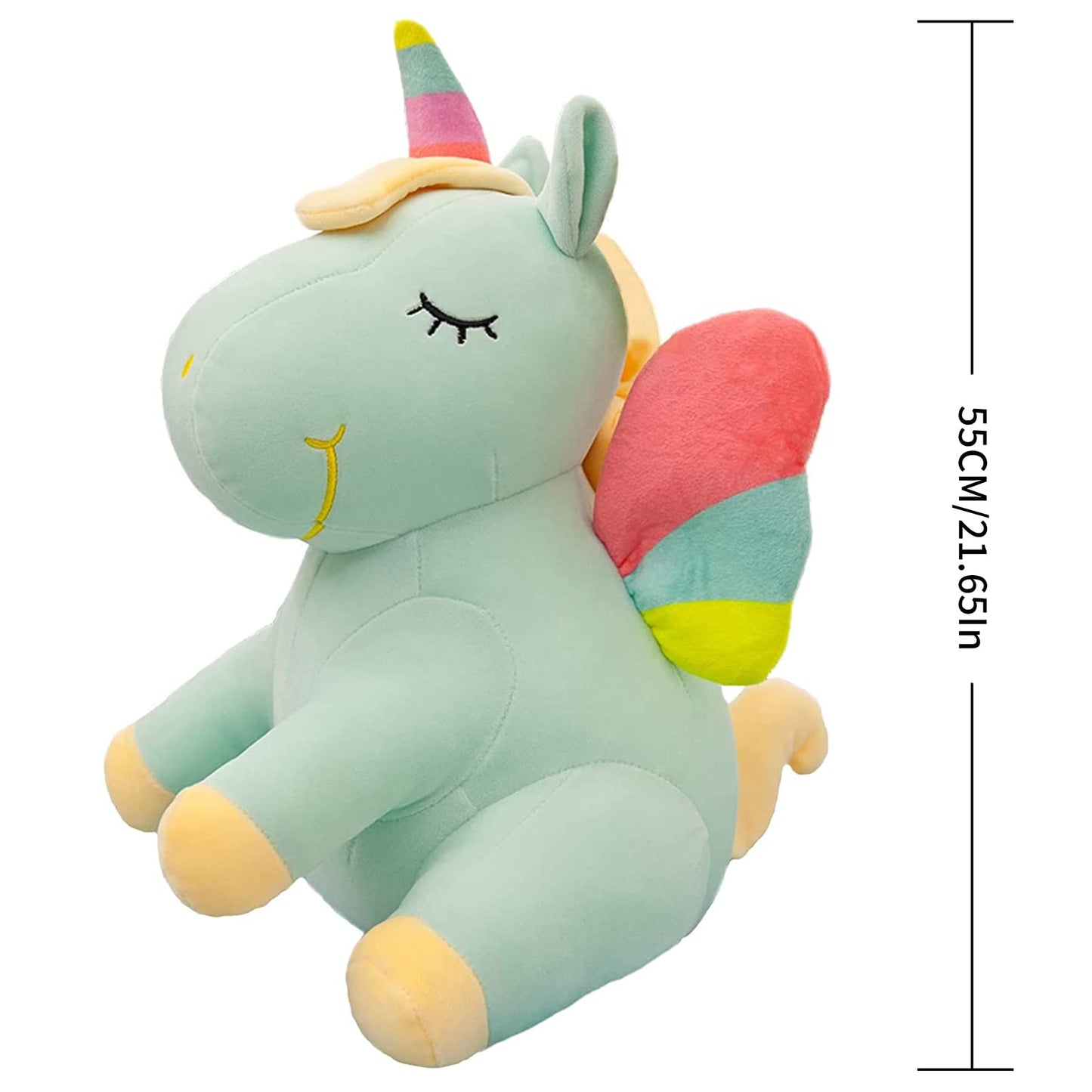 SNOWOLF Stuffed Animal Unicorn  Plush Toys Unicorn Green