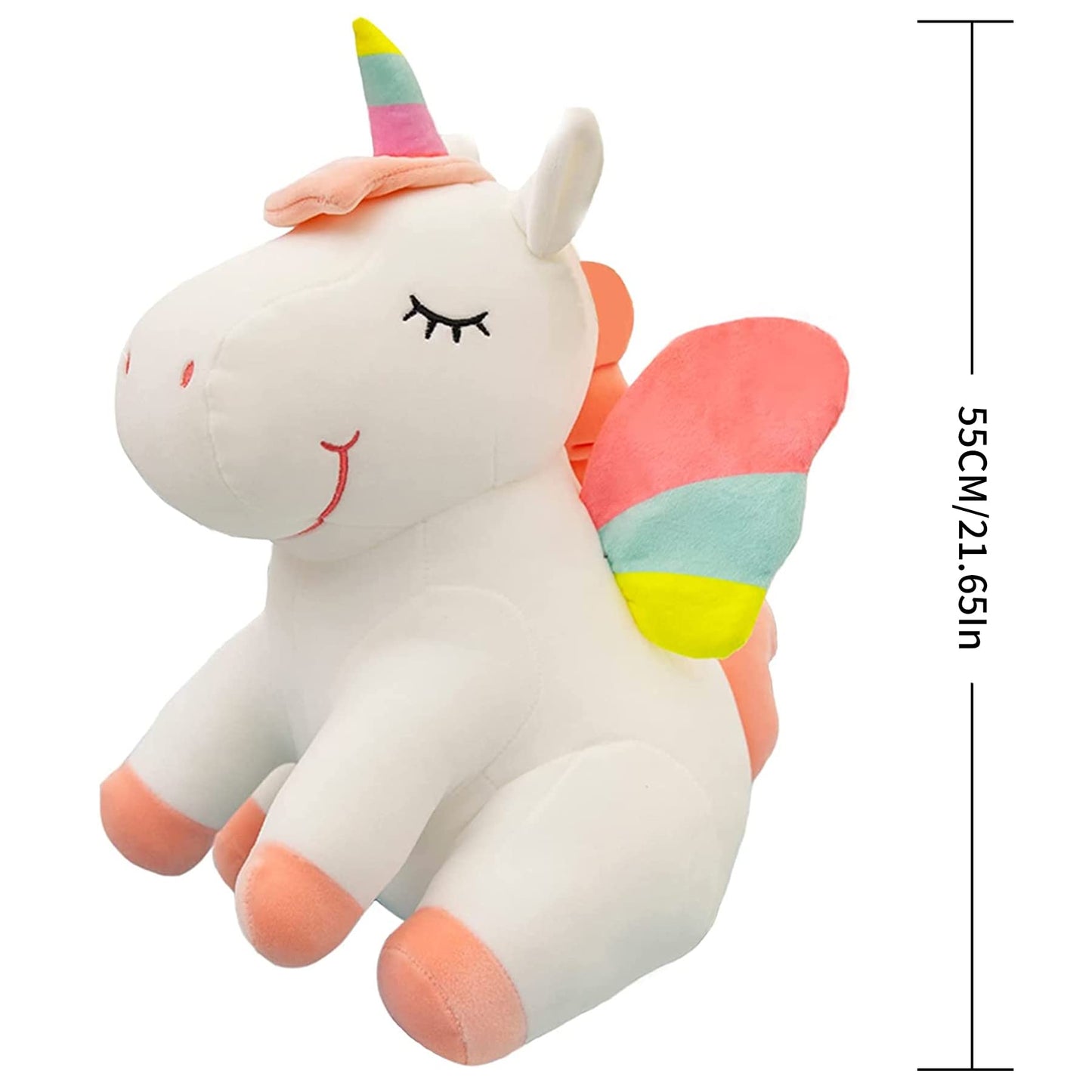 SNOWOLF Stuffed Animal Unicorn  Plush Toys Unicorn Yellow