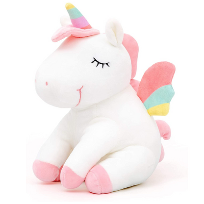 SNOWOLF Stuffed Animal Unicorn  Plush Toys Unicorn White