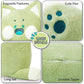 SNOWOLF Plush Toy Stuffed Animals Body  Pillow  Soft Cat Green