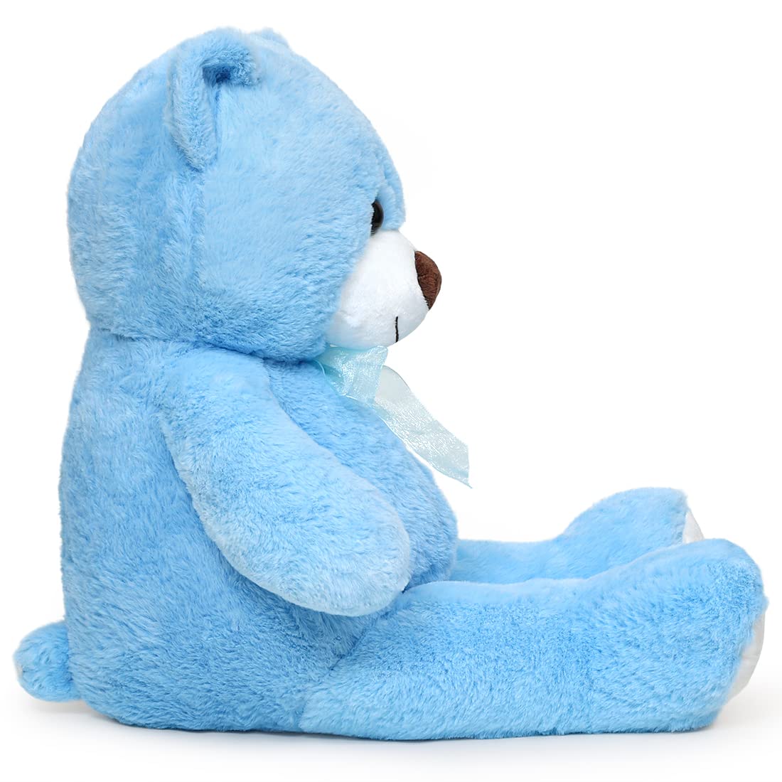 SNOWOLF   Teddy Bear with Ribbon Tie  Blue