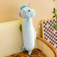 Snowolf Stuffed Animals Plush Pillow Unicorn Blue