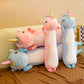 Snowolf Stuffed Animals Plush Pillow Unicorn Blue