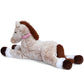 SNOWOLF Giant Plush Toys Stuffed Animals Horse Brown