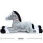 SNOWOLF Giant Plush Toys Stuffed Animals Horse Grey