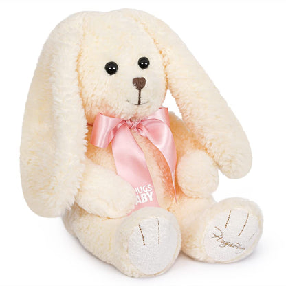 SNOWOLF Stuffed Animals Plush Toys Bunny White