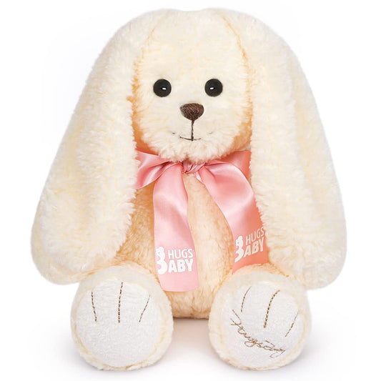 SNOWOLF Stuffed Animals Plush Toys Bunny White