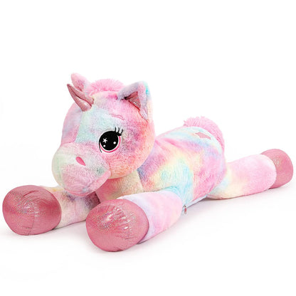 SNOWOLF Stuffed Animals Plush Toy Multicolored  Unicorn  Pink