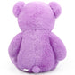 SNOWOLF 1.2m Giant Teddy Bear with Checkered Tie Purple