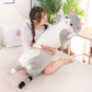 SNOWOLF Stuffed Animals Plush Body Pillow Cat Grey