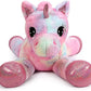 SNOWOLF Stuffed Animals Plush Toy Multicolored  Unicorn  Pink